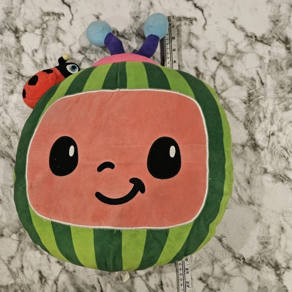 Cocomelon Pillow Plush Soft, Cuddly, Snuggly, Extra Large Pillow‎ With Ladybug